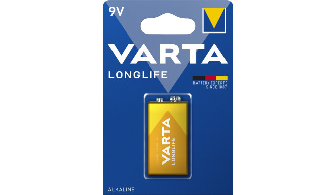 1 Varta Longlife 9V-Block     k 6 LR 61