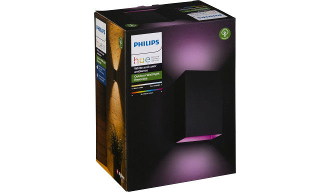Philips Hue Resonate white color LED wall light black