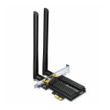 TP-Link Dual Band Archer Wi-Fi 6 Bluetooth 5.0 PCIe Adapter TX50E 2.4GHz/5GHz, Antenna type 2xExtern