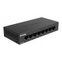 D-link Switch DGS-108GL/E Unmanaged, Desktop, 1 Gbps (RJ-45) ports quantity 8