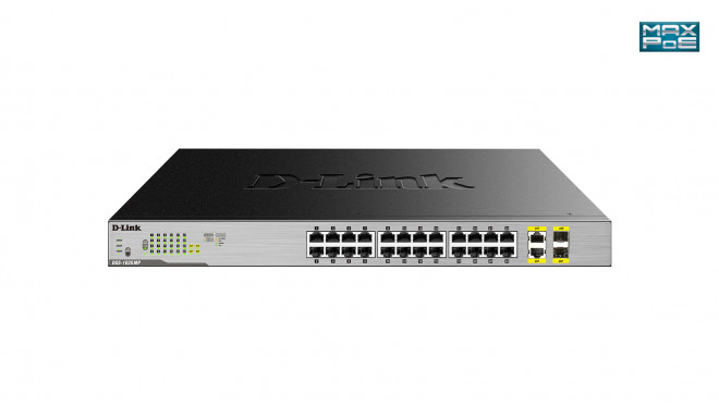 D-link Switch DGS-1026MP Unmanaged, Rack mountable, 1 Gbps (RJ-45) ports quantity 24, SFP ports quan