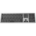 KeySonic KSK-8023BTRF keyboard Bluetooth QWERTZ German Anthracite, Black