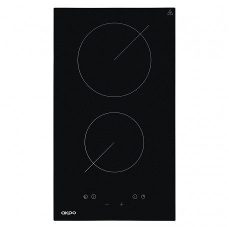 Akpo PKA 30 830/2 hob Black Built-in 30 cm 2 zone(s)