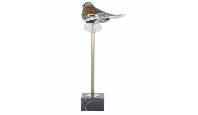 Decorative Figure DKD Home Decor Crystal Marble Bird (18 x 10 x 42 cm)