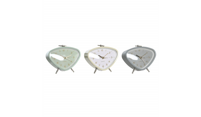 Alarm Clock DKD Home Decor 11,5 x 4 x 10 cm Metal PVC Vintage (3 Pieces)