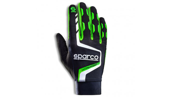 Gloves Sparco HYPERGRIP+ 9 Black/Green