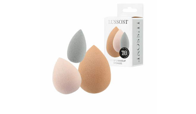 Make-up Sponge Lussoni Esponjas Lote Multicolour 3 Pieces