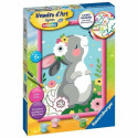 Värvimisjoonised Ravensburger Rabbit and Butterfly