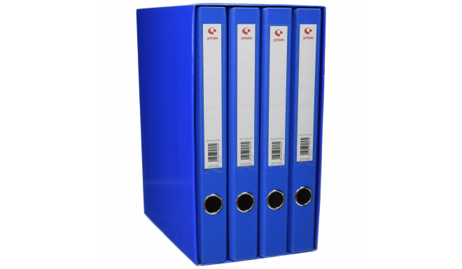 Modular Filing Cabinet Grafoplas Ring binder x 4 Blue A4