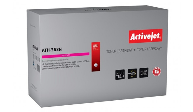 Activejet ATH-363N tooner (asendus HP 508A HP508A CF363A; Supreme; 5000 lehte; magenta)
