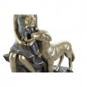 Decorative Figure DKD Home Decor 15 x 9,5 x 18 cm Lady Blue Golden