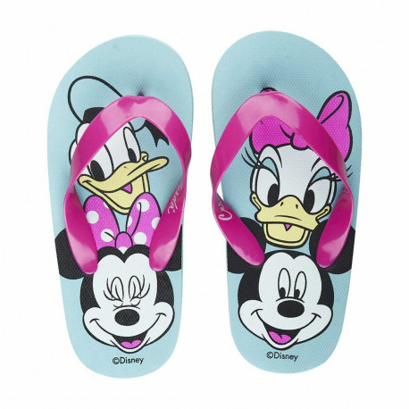 Flip Flops for Children Minnie Mouse Blue - 34-35