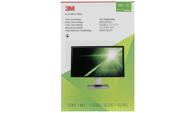 3M AG240W1B Anti-Glare Filter f LCD Widescreen 24  16:10