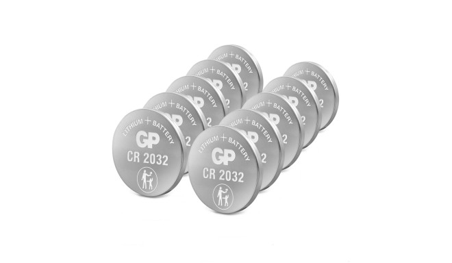 GP Battery battery CR2032 3V 10pcs (0602032C10)