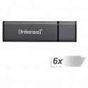 Intenso flash drive 16GB Alu Line USB 2.0, anthracite 6x1pcs