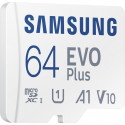 Samsung mälukaart microSDXC 64GB EVO Plus + adapter (MB-MC64KA/EU)