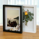 Photo frame 3D 21x29,7 black