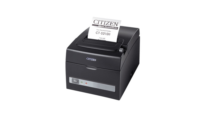 Citizen CT-S310II LAN, Dual-IF, 8 dots/mm (203 dpi), cutter, black