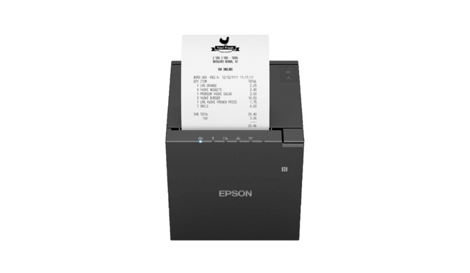 Epson TM-m30III, USB, USB-C, BT, Ethernet, Wi-Fi, 8 dots/mm (203 dpi), cutter, black