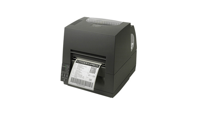 Citizen CL-S631II, 12 dots/mm (300 dpi), EPL, ZPL, Datamax, multi-IF (Ethernet), black