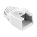 LOGILINK MP0035W LOGILINK - Strain Relief Boot 8.0 mm for Cat.6 RJ45 plugs, white