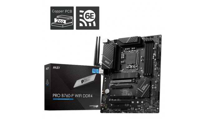 MSI mainboard PRO B760-P WIFI DDR4 1700