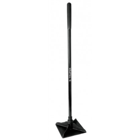 Truper hand tamper 254x254mm base, steel shaft 1220mm