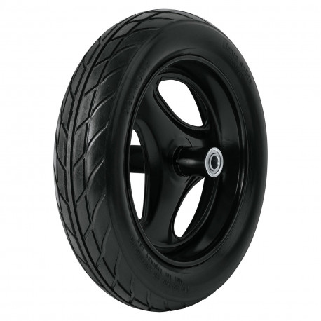 Wheelbarrow wheel, puncture proof, 41x10cm with shaft and 1x ball bearings Truper®