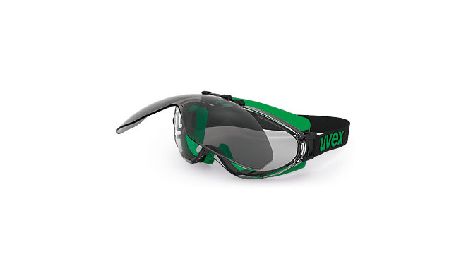 Safety welding goggles Uvex Ultrasonic flip-up. Clear lens excellence + grey lens welding shade 5 in