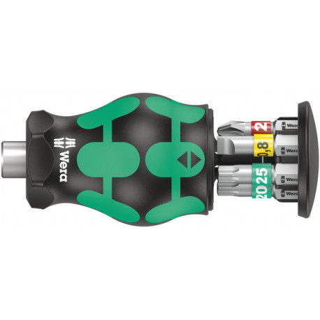 Wera Kraftform Kompakt mini kruvikeeraja, 6x PH, TORX, otsakud