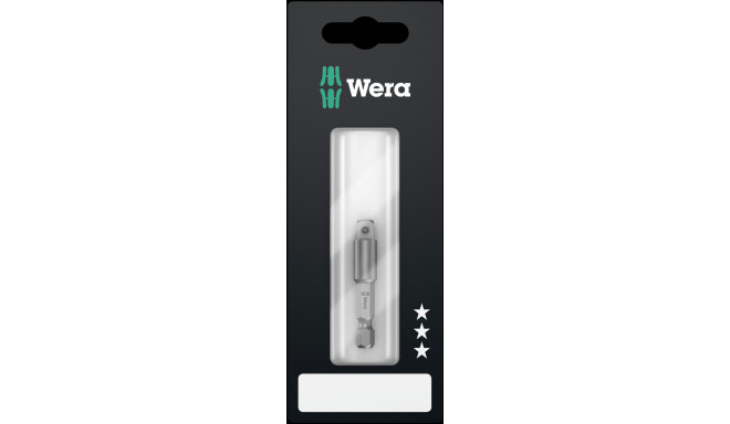 Wera adaptor, 1/4" hexagon to 1/4" external square, 50mm, 870/4, blister (3tk)