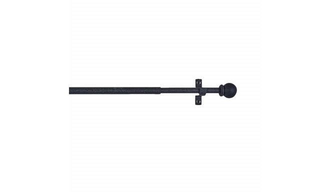 Net curtain rod Stor Planet Cintacor Sphere 70-120 cm Black Metal