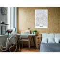 Seinapilt - Map of Berlin (1 Part) Vertical - 40x60