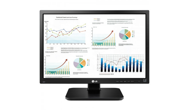 61cm/24" (1920x1200) LG 24BK55WY-B AH-IPS 5ms USB DisplayPort Pivot VGA DVI Speaker Black