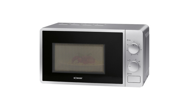 Bomann microwave oven MW 6014 CB, silver