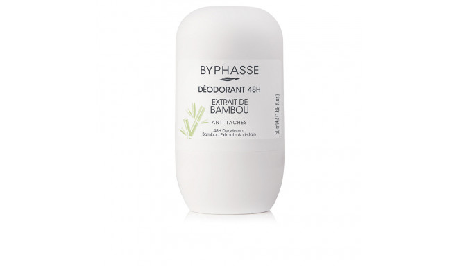 BYPHASSE desodorante 24H flor de algodón (roll-on) 50 ml