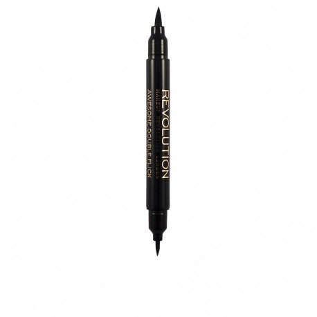 REVOLUTION MAKE UP DOUBLE FLICK LIQUID EYELINER define your flick #black 1 ml