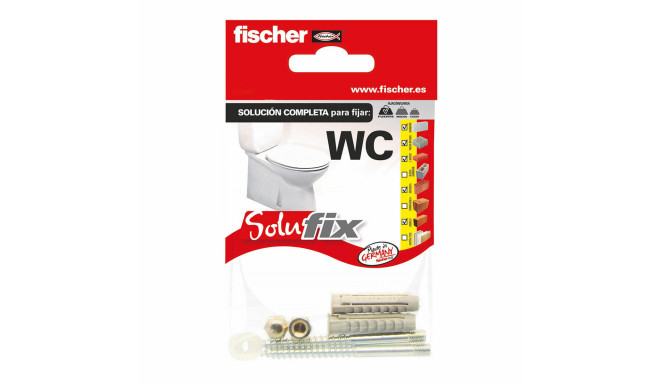 Fixing kit Fischer Solufix 502696 Toilet 6 Pieces