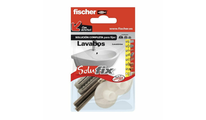 Fixing kit Fischer Solufix 502695 Washbasin 6 Pieces