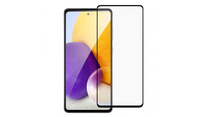 Fusion full glue 5D karastatud klaas kaetud raamiga Samsung A546 Galaxy A54 5G must