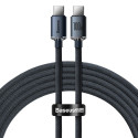 Baseus cable Crystal Shine USB-C - USB-C 2,0 m 100W black