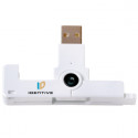Identiv uTrust SmartFold SCR3500 C, USB, white (905559-1)
