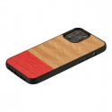 MAN&WOOD case for iPhone 12/12 Pro herringbone azalea black