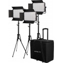 KIT NANLITE 3 LIGHT KIT 1200DSA W/TROLLEY CASE & LIGHT STAND