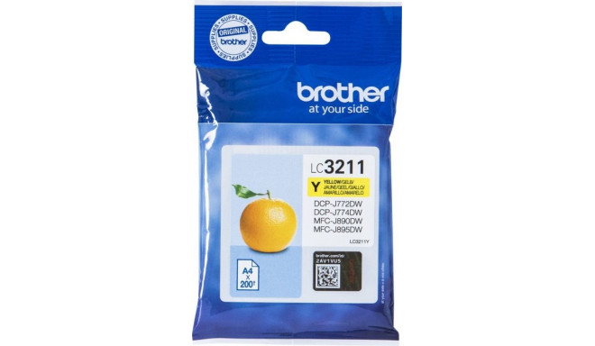 Brother tint LC-3211Y, kollane