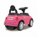 Kolmratas RIDE ON CAR FIAT 500 PINK Roosa