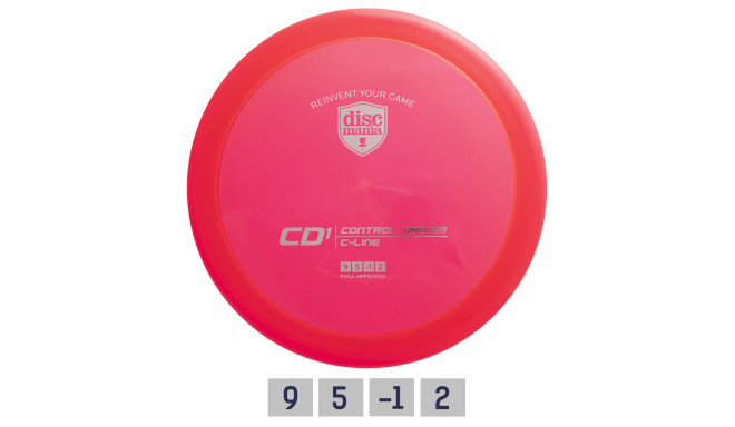 Discgolf DISCMANIA Distance Driver C-LINE CD1 Red 9/5/-1/2