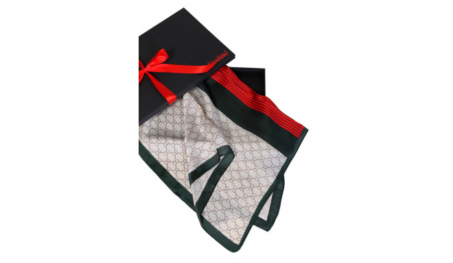 SOKISAHTEL SCARF kreemjasvalge kirju kaelarätik 425