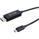 V7 cable USB-C - DisplayPort 2m, black (V7USBCDP14)