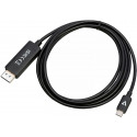 V7 cable USB-C - DisplayPort 2m, black (V7USBCDP14)
